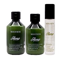 Комплект за суха и изтощена коса с конопено семе Selective Hemp