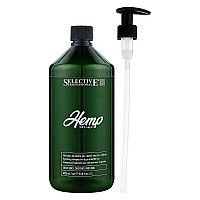 Интензивен шампоан за суха и изтощена коса с конопено семе Selective Hemp Shampoo 1000ml