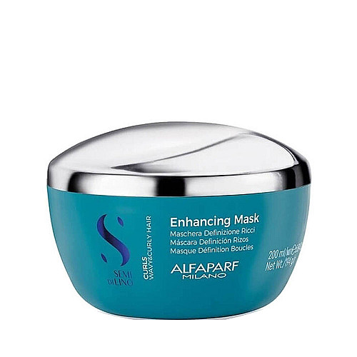 Хидратираща маска за къдрава коса ALFAPARF Semi Di Lino Curls Enhancing Mask 200ml