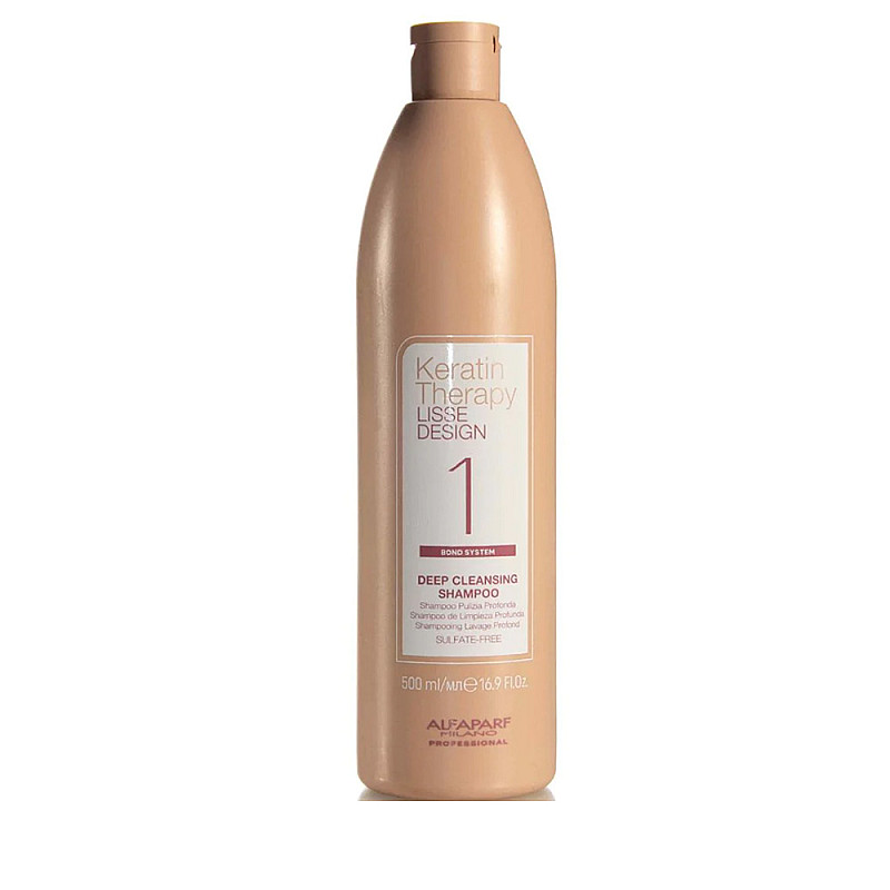 Дълбокопочистващ шампоан с кератин Alfaparf Lisee Design Deep Cleasing Shampoo 500ml