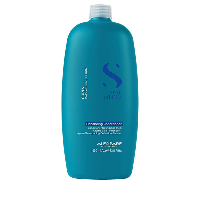 Хидратиращ балсам за къдрава коса Alfaparf Semi Di Lino Curls Enhancing Low conditioner 1000ml