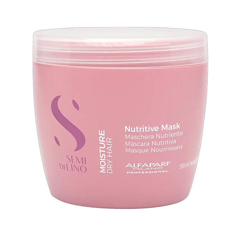 Хидратираща маска за суха и дехидратирана коса Alfaparf Milano Semi di Lino Nutritive Mask 500ml
