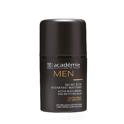 Хидратант за лице с матов ефект за мъже Academie Men Active Moisturizing And Matifying Balm 50ml