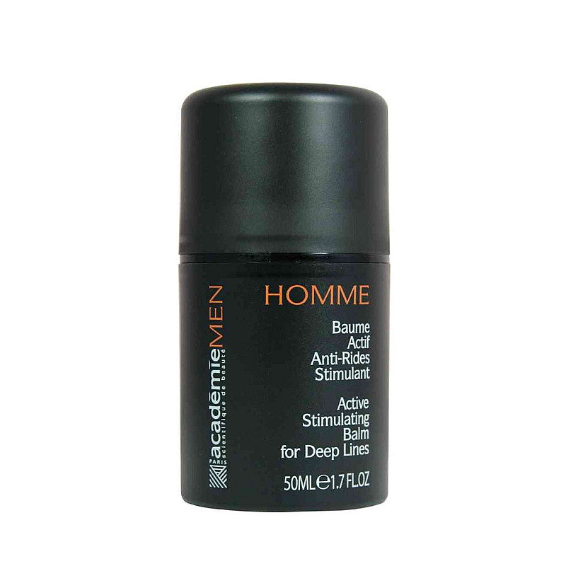 Стимулиращ балсам против бръчки Academie Men Active Stimulating Balm Deep Lines 50ml