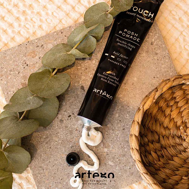 Матираща помада с лека фиксация и термозащита Artego Touch Posh Pomade 100ml