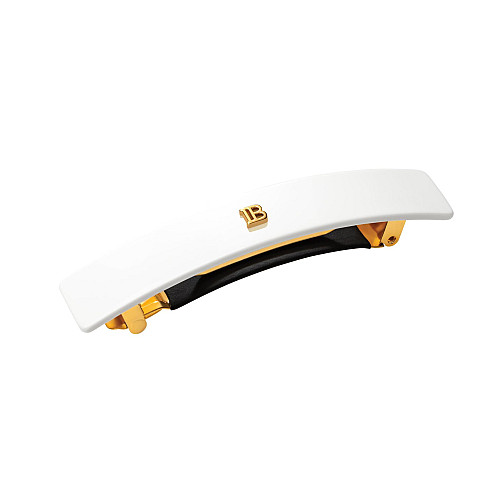 Бяла Шнола за коса Balmain Barrette pour Cheveux Medium White