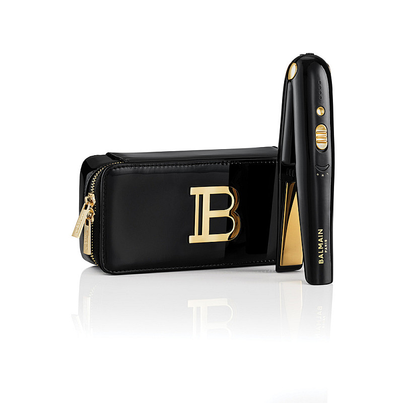 Лимитирана черна безжична преса за коса Balmain Limited Edition Cordless Straightener