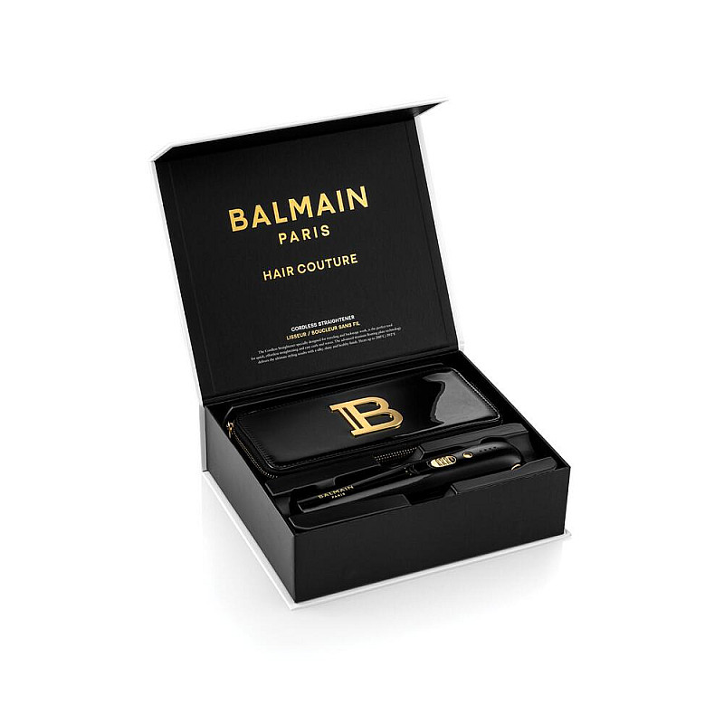 Лимитирана черна безжична преса за коса Balmain Limited Edition Cordless Straightener