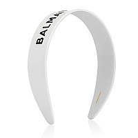 Лимитирана диадема Balmain Le Legacy Cellulose Acetate Headband White