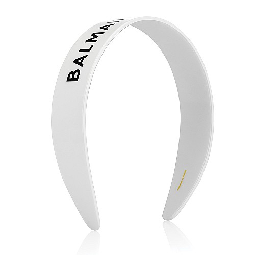 Лимитирана диадема Balmain Le Legacy Cellulose Acetate Headband White