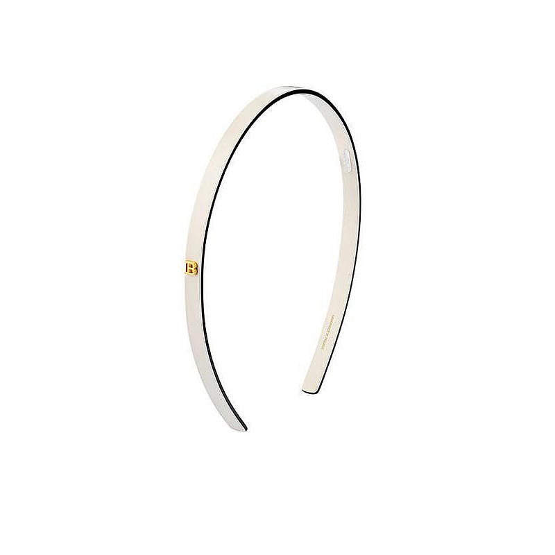 Диадема за коса Balmain Cellulose Acetate Headband White