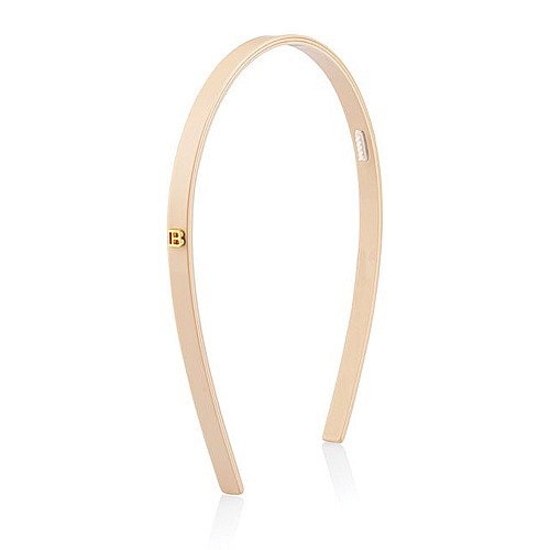 Диадема за коса Balmain Acetate Headband Small Beige