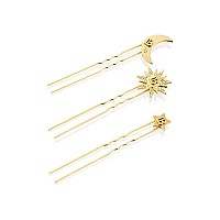 Комплект златни фиби за коса Balmain Pin Set Gold Limited Edition