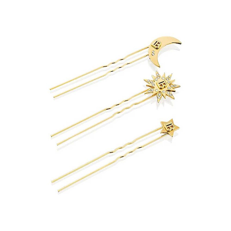 Комплект златни фиби за коса Balmain Pin Set Gold Limited Edition