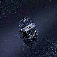Малка щипка за коса Balmain Acetate Pince a Cheveux Extra Small Cosmic Sapphir