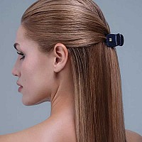 Малка щипка за коса Balmain Acetate Pince a Cheveux Extra Small Cosmic Sapphir