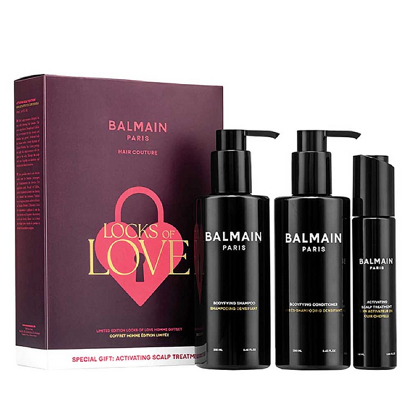 Подаръчен комплект за мъже Balmain Limited Edition Locks of Love Homme Gift Set