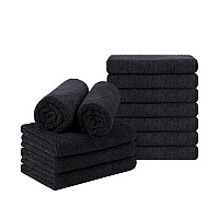 Бръснарски кърпи за лице Barburys Cotton Towels Black 6pcs