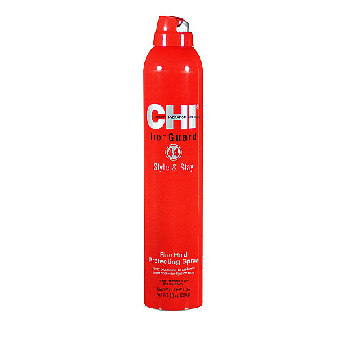 Термозащитен лак за коса със силна фиксация / CHI Iron guard style&stay 284 ml