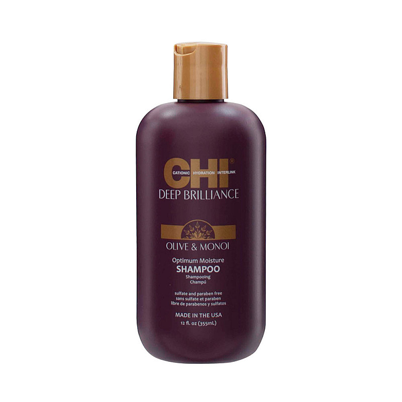 Хидратиращ шампоан за суха коса CHI Deep Brilliance Shampoo 355 ml.