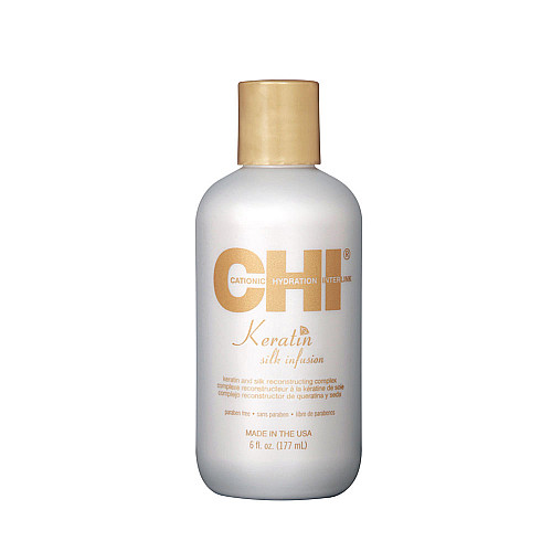 Кристали за коса с кератин и коприна CHI Keratin Silk infusion 177ml.