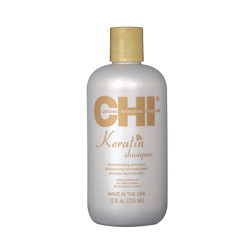 Кератинов шампоан с коприна / CHI Keratin shampoo 355ml.