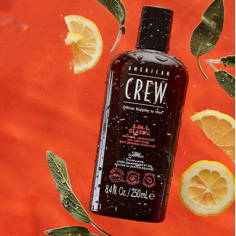 Шампоан, балсам и душ-гел American Crew 3-IN-1 450ml