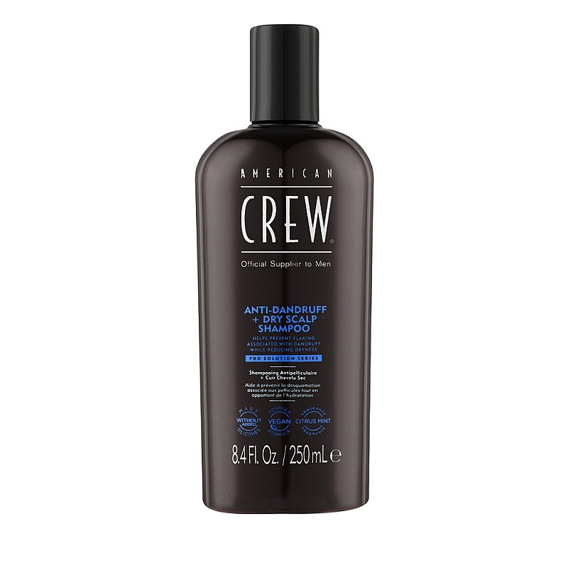 Шампоан против пърхот за чувствителен скалп American Crew Anti Dandruff Shampoo 250ml