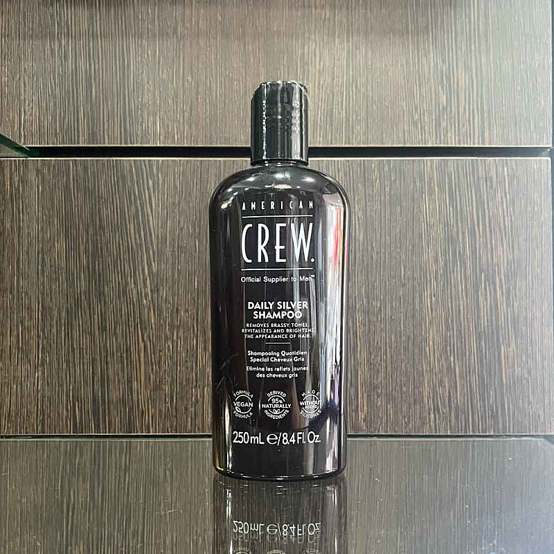 Матиращ шампоан за посивели коси American Crew Daily Silver Shampoo 250ml