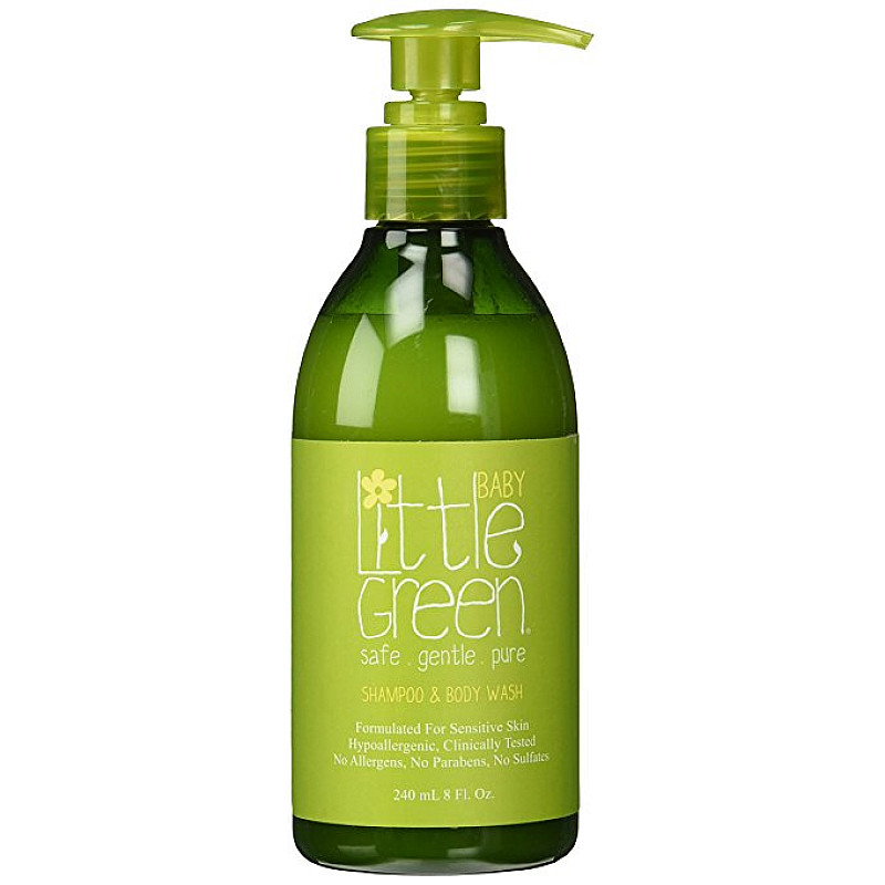 Шампоан и душ гел Little Green Baby Shampoo and Body Wash 240мл.