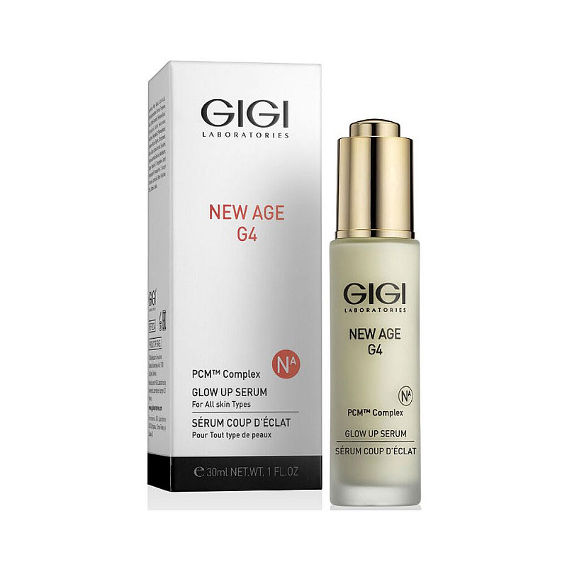 Анти-ейдж супер озаряващ серум за лице Gigi New Age G4 Glow Up Serum 30ml