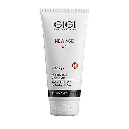 Пилинг за лице с пептиди и серамиди Gigi New Age G4 Polish Scrub 200ml