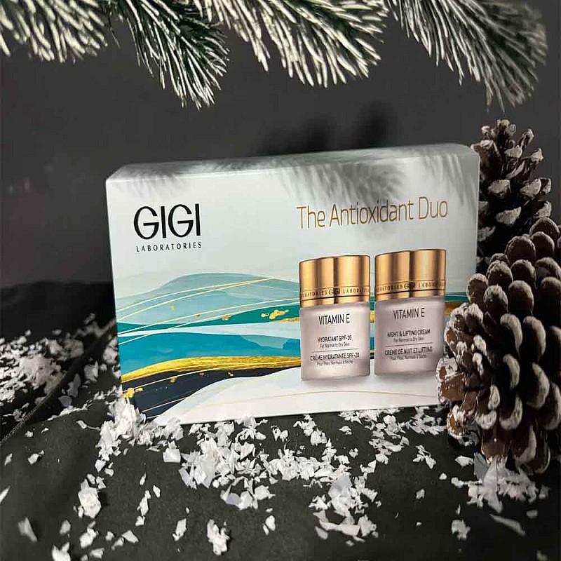 Комплект мощна антиоксидантна грижа за кожата GIGI The Antioxidant Duo VIT. E