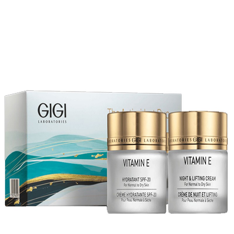 Комплект мощна антиоксидантна грижа за кожата GIGI The Antioxidant Duo VIT. E