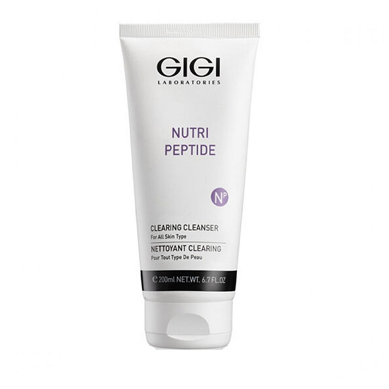 Почистващ гел за лице с пептиди Gigi Nutri Peptide Clearing Cleanser 200ml