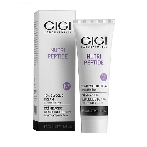 Пептиден крем с 10% гликолова киселина Gigi Nutri Peptide 10% Clycolic Cream 50ml