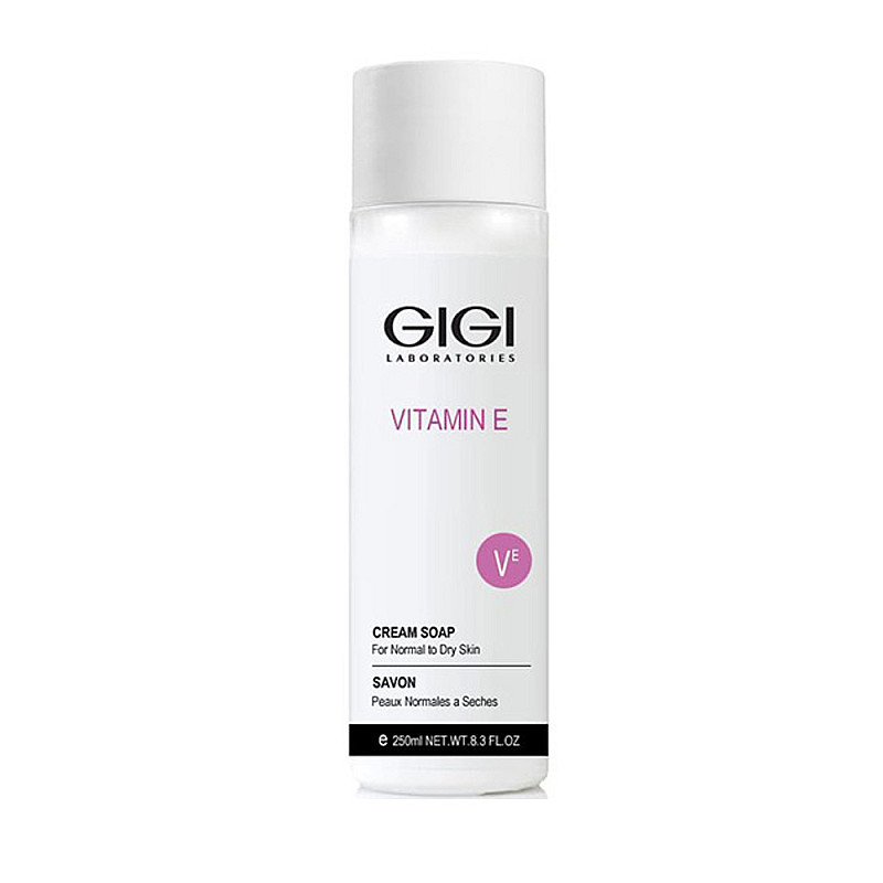 Почистващ крем-гел за нормална и суха кожа Gigi Vitamin E Cream Soap 250ml