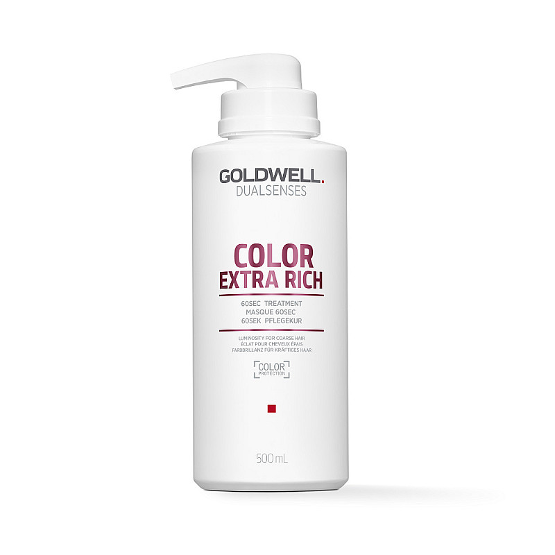 Интензивна 60 секундна маска за боядисана и изтощена Goldwell Color Extra Rich 60sec Treatment 500ml