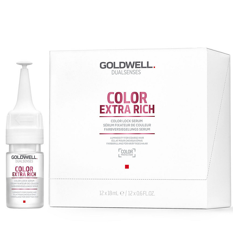 Ампули за фиксиране на цвета при боядисана коса Godwell Color Extra Rich Color Lock Ser 12x18ml