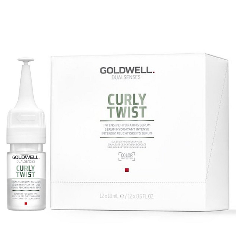 Хидратиращи ампули за къдрава коса без отмиване Goldwell Curly Twist Leave-In Serum 12X18ml