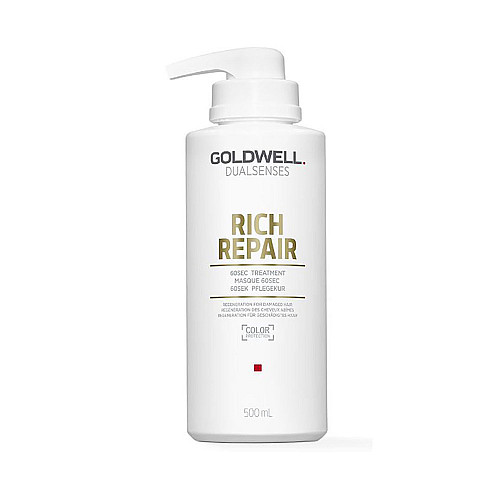 60 секундна маска за суха и увредена коса Goldwell Dualsenses Rich Repair 60 sec Treatment 500ml