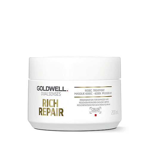 60 секундна маска за суха и увредена коса Goldwell Dualsenses Rich Repair 60sec Treatment 200ml