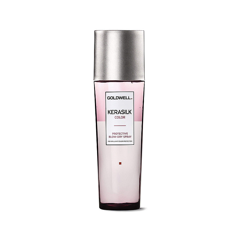 Термозащитен спрей преди сешоар   Goldwell Kerasilk Color Protective Blow-Dry Spray 125ml