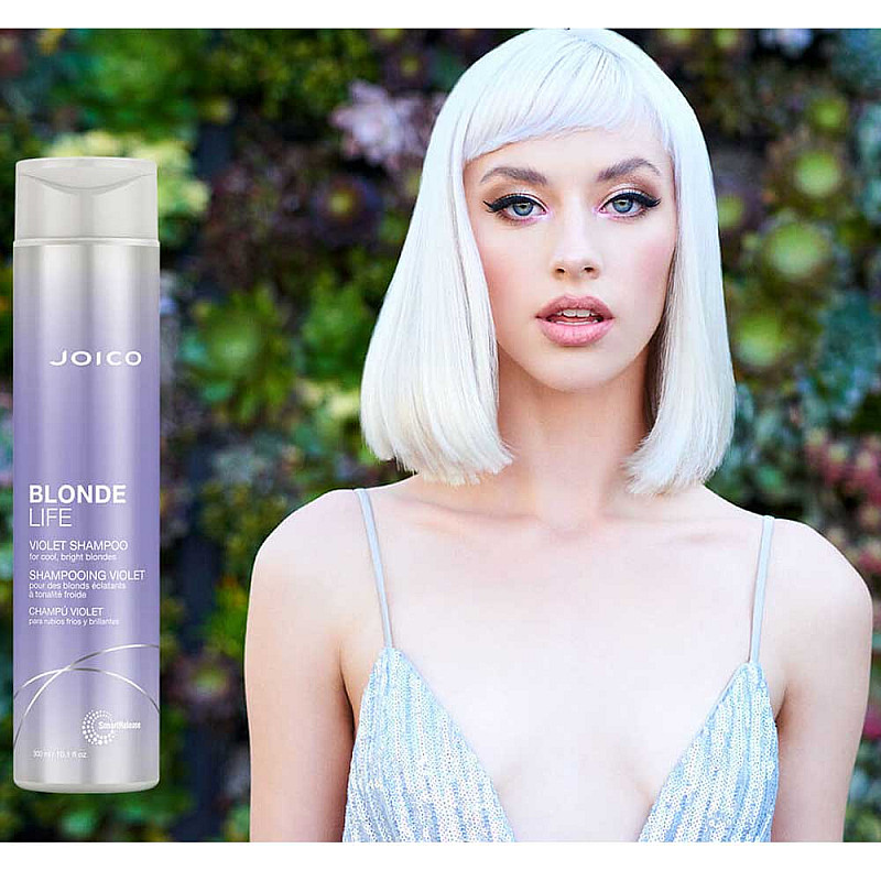 Виолетов шампоан за руса коса без сулфати  Joico Blonde Life Violet Shampoo 300ml