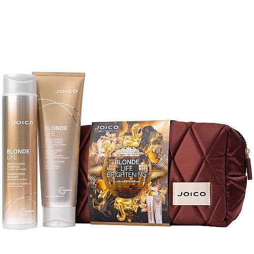 Подаръчен комплект за сияйна руса коса Joico Blonde Life Brightening
