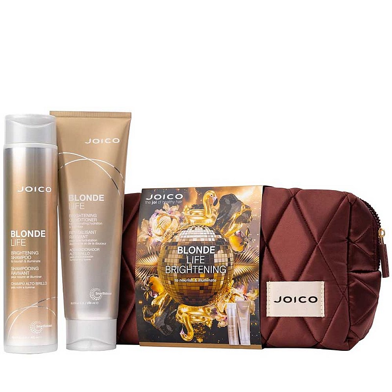 Подаръчен комплект за сияйна руса коса Joico Blonde Life Brightening