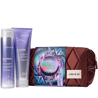 Подаръчен комплект за перфектно студено русо Joico Blonde Life Violet