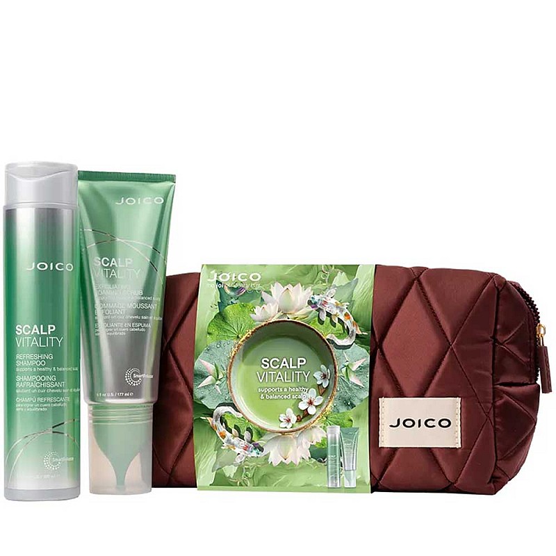 Подаръчен комплект за дълбоко почистване и освежаване на скалпа Joico Scalp Vitality