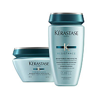 Комплект шампоан и маска за реконструиране на косата - Kerastase Force Resistance