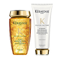 Комплект Шампоан и Мляко за блясък и мекота  Kerastase  Le Bain Elixir Ultime 250мл.